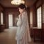用户设计师小鱼头像，年轻女性，创意工作室背景，艺术气质